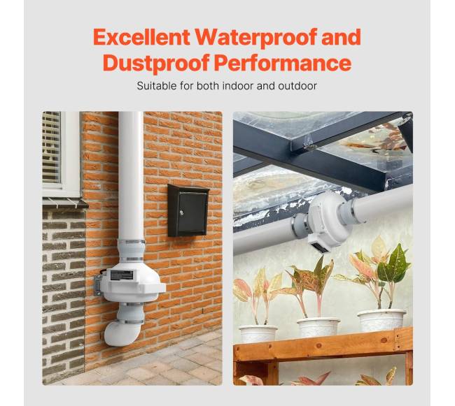 Radono mažinimo ventiliatoriaus sistema 190 CFM3