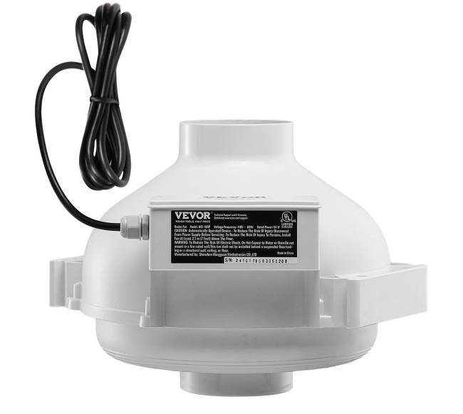 Radono mažinimo ventiliatorius 260 m³h0