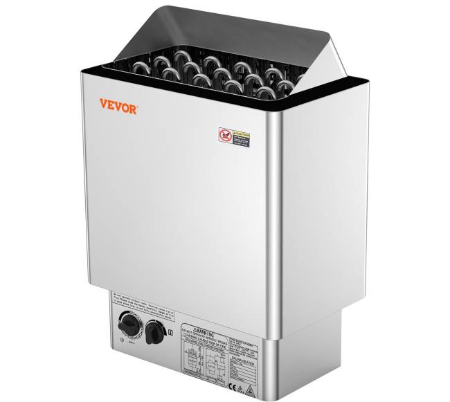 8 kW elektrinė sauna su įmontuotu valdymu0