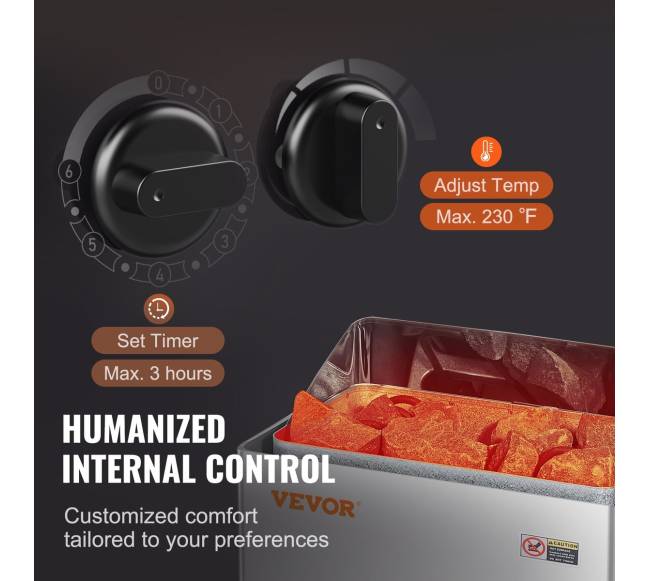 8 kW elektrinė sauna su įmontuotu valdymu3