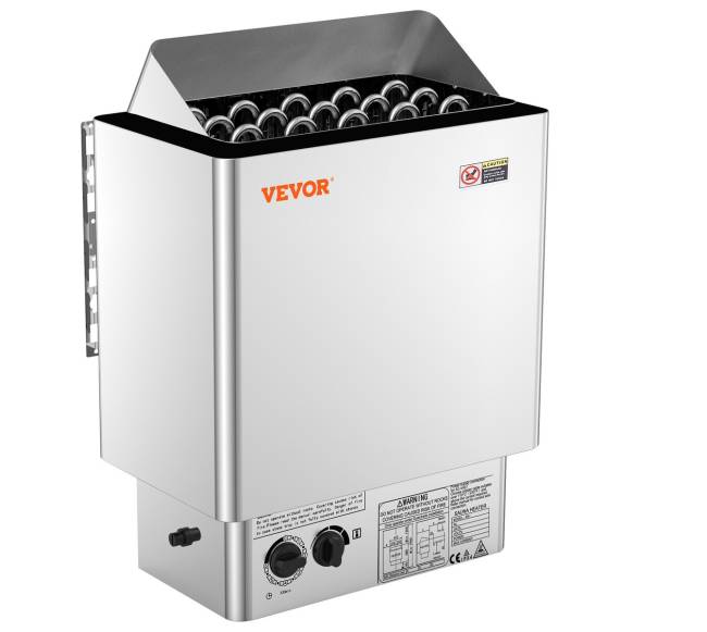 8 kW elektrinė sauna su įmontuotu valdymu8