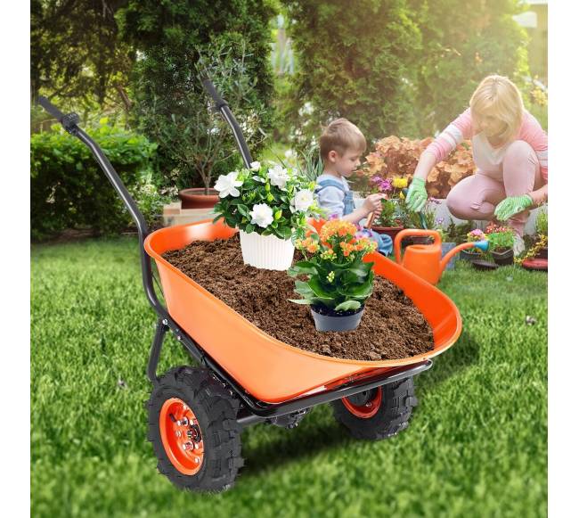 Elektrinė vienaratis karutis 260 kg apkrova7