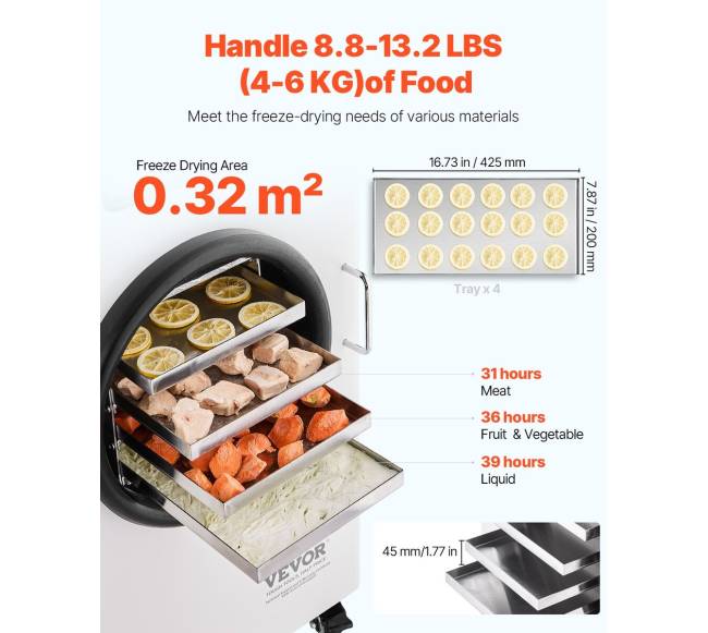 Džiovykla vaisiams ir daržovėms šaldyti 4 sluoksnių1