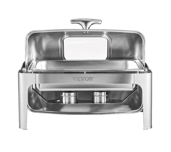 Stačiakampis chafing indas 9 l su pusės talpos indeliais8