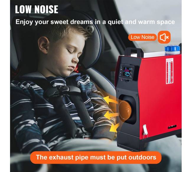 5 kW dyzelinis oro šildytuvas su valdymu5