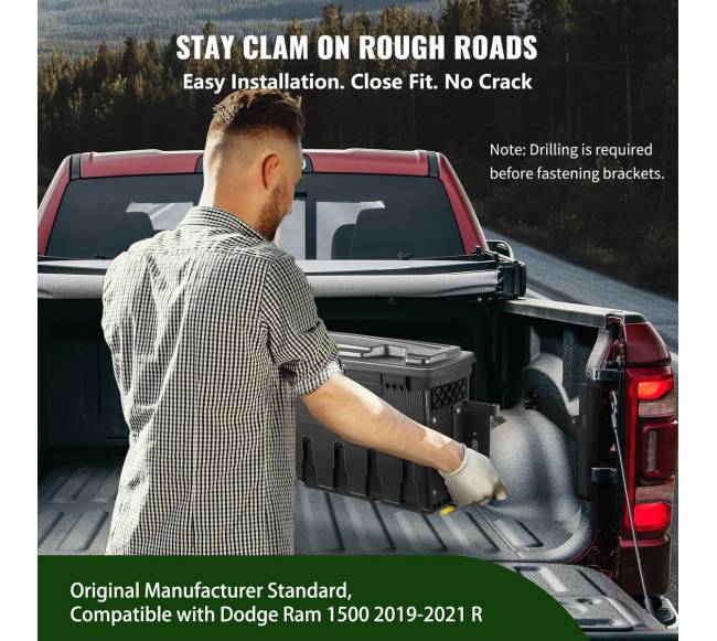 Automobilio krovinių dėžė su užraktu Dodge Ram 15005