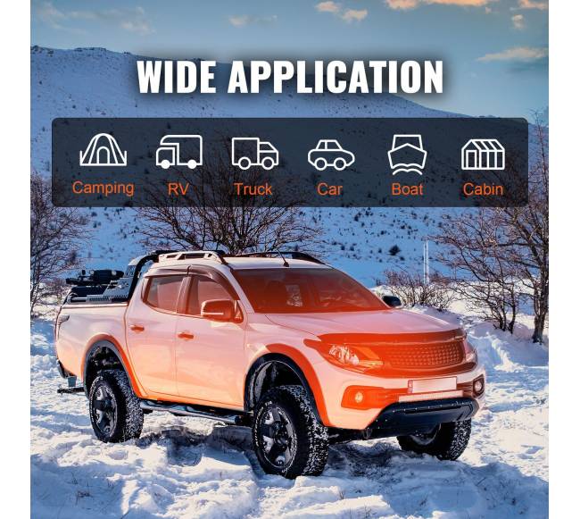 Dieselinis oro šildytuvas automobiliams ir RV, 12V 8KW su Bluetooth5