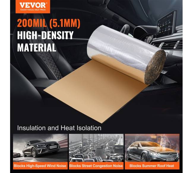 Automobilio garso izoliacijos kilimėlis 200 mil 3.3 kv.m1