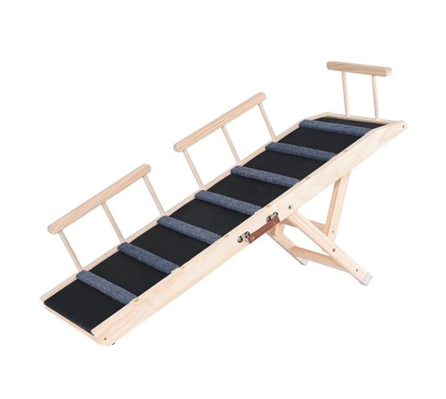 Sulankstomas medinis rampa šunims ir katėms9