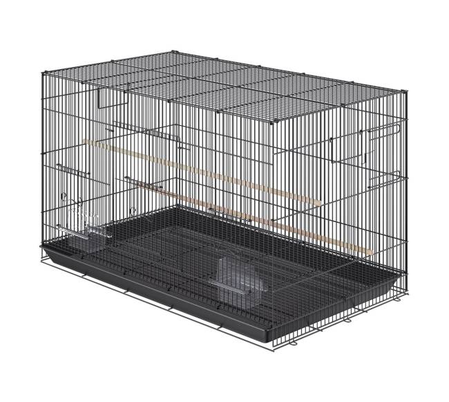 30 cm paukščių narvas su stoveliu10