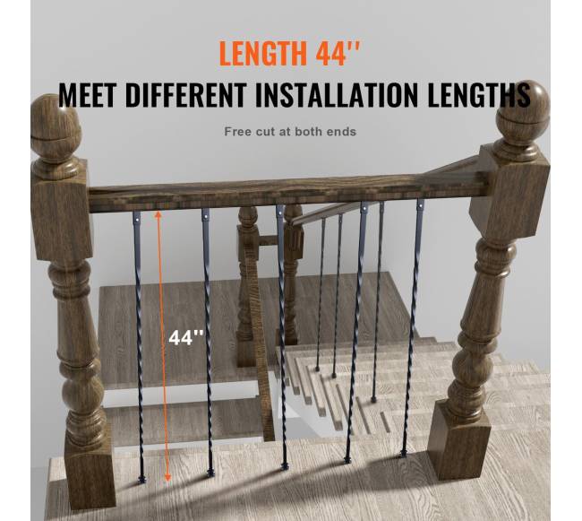 Metaliniai laiptų balustrai su suktu dekoru2