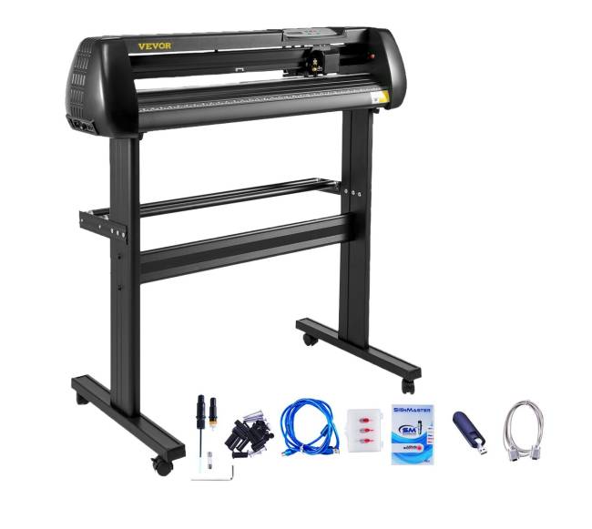 Vinilo pjaustymo ploteris su programine įranga0