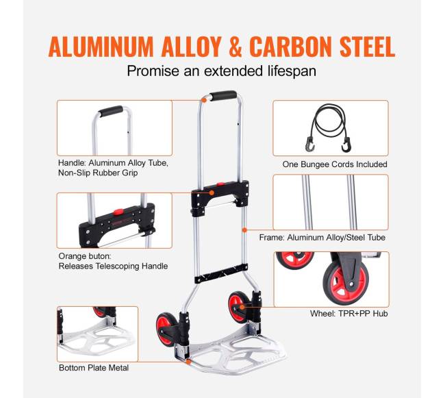 Sulankstomas vežimėlis su aliuminio rėmu3