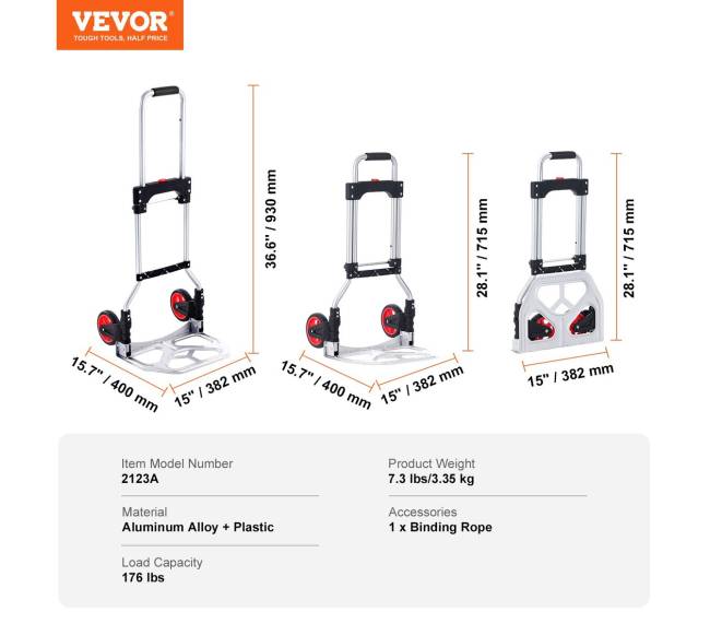 Sulankstomas vežimėlis su aliuminio rėmu6