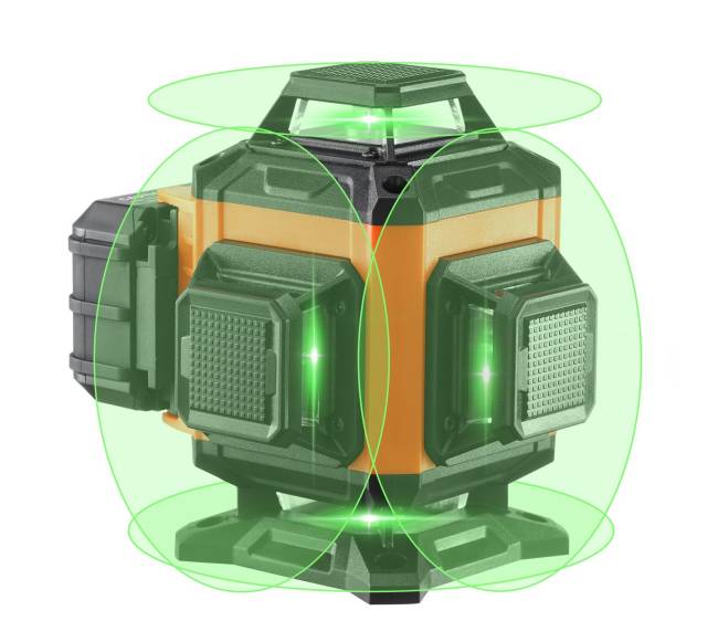 100 metrų žalias lazerinis lygis0
