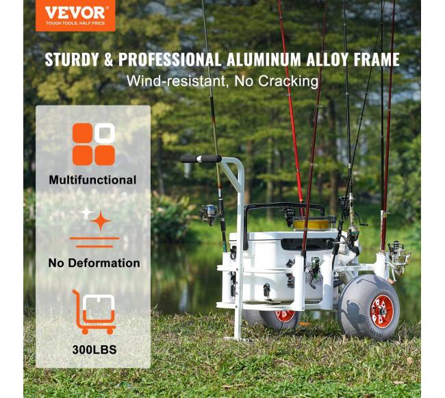 Žūklės vėžimėlis su dideliais ratais1