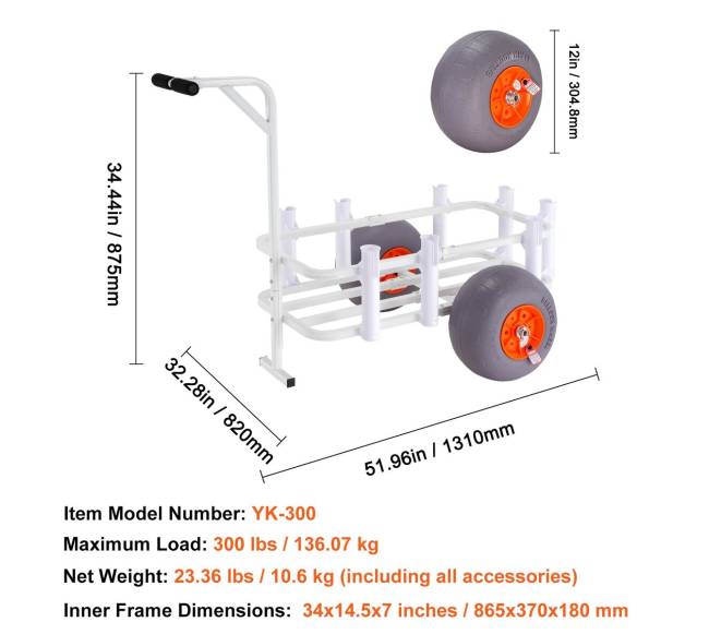 Žūklės vėžimėlis su dideliais ratais6