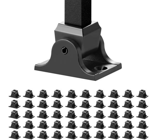 Juodos spalvos aliuminio turėklų bateliai laiptams0