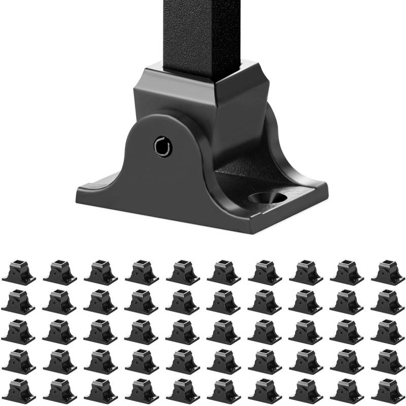 Juodos spalvos aliuminio turėklų bateliai laiptams0