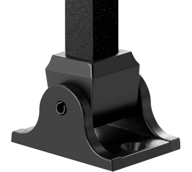 Juodos spalvos aliuminio turėklų bateliai laiptams8