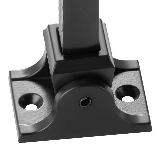 Juodos spalvos aliuminio turėklų bateliai laiptams10