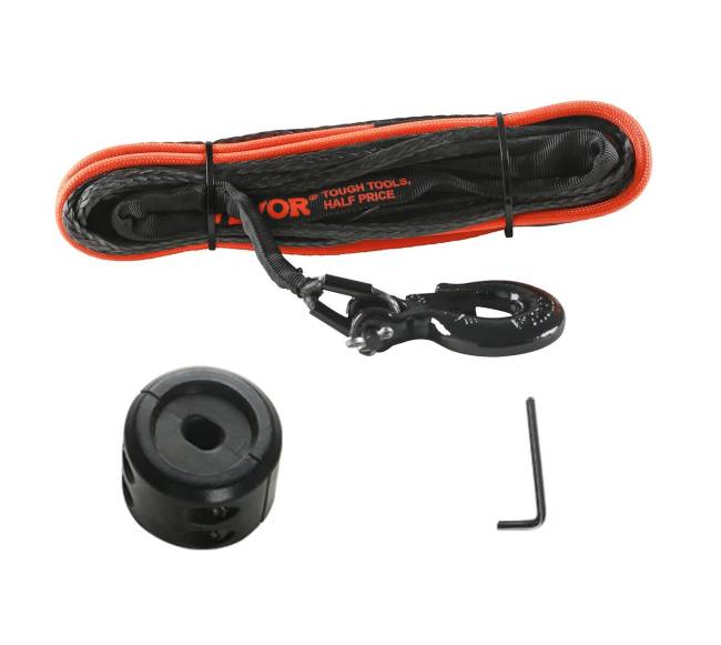 Sintetinė troso virvė ATV ir UTV transportui0