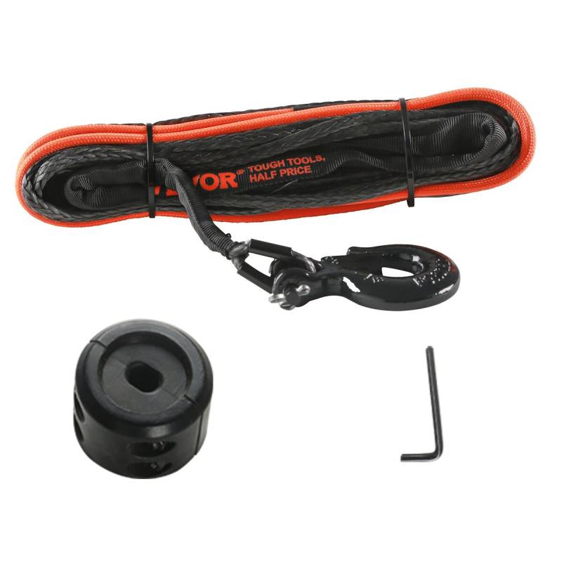 Sintetinė troso virvė ATV ir UTV transportui0