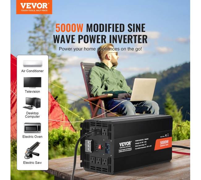 Modifikuoto sinusinio signalo keitiklis 5000W1