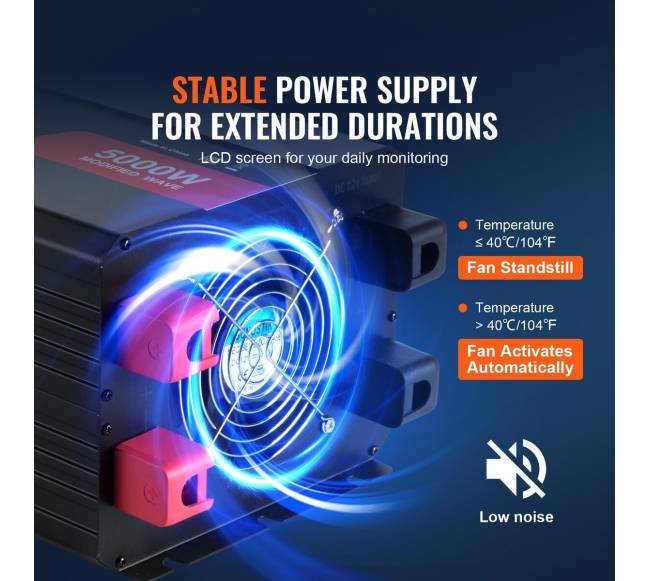 Modifikuoto sinusinio signalo keitiklis 5000W5