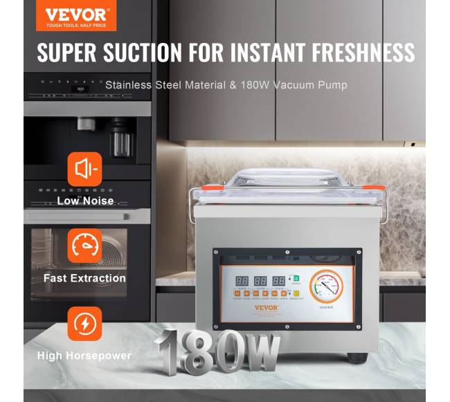 Vakuminis pakavimo aparatas su kamera, 320W1