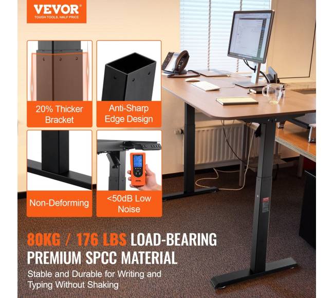 Elektrinis reguliuojamas stalo rėmas 70-117 cm1