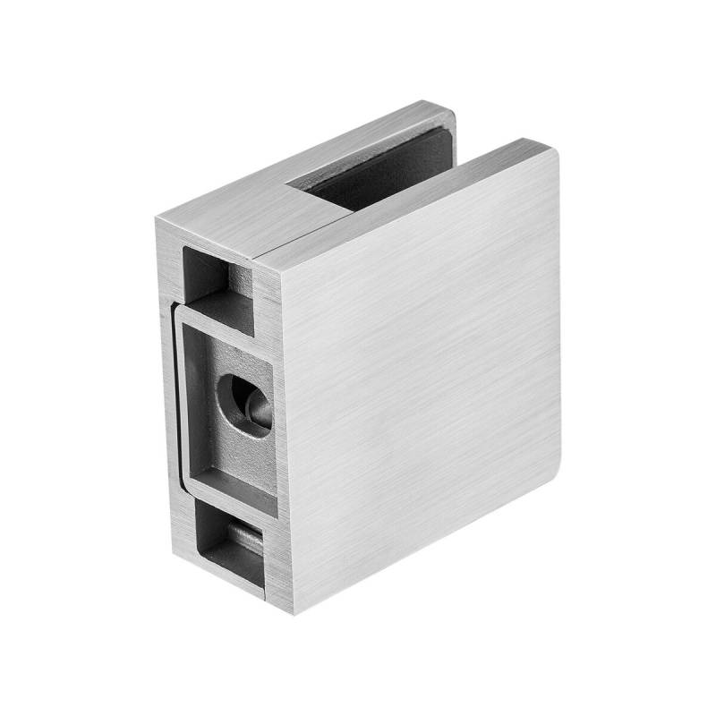 Stiklo laikikliai turėklams 4 vnt, 8-12 mm, sidabriniai0