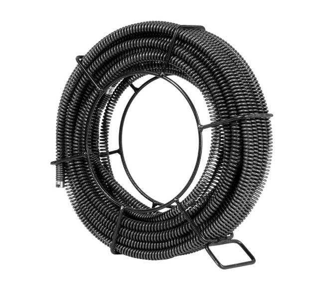 Drenažo valymo trosas 20m su 7 pjaustikliais10