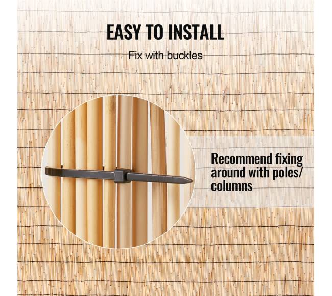 Nendrinių tvorų rinkinys 5 m x 1.2 m4