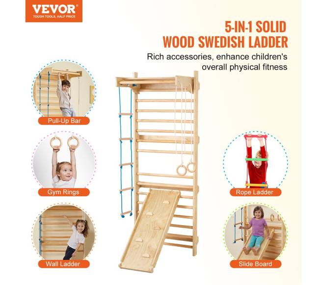 Švediškos kopėčios ir laipiojimo rinkinys1