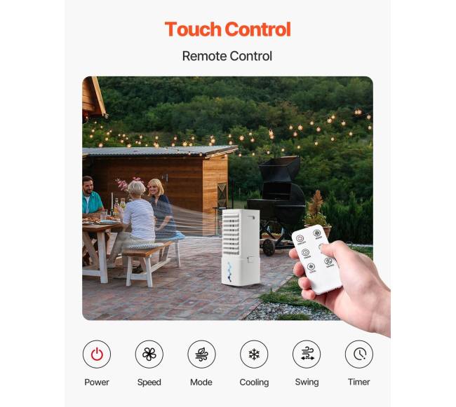 Garų oro vėsintuvas 9L su ledo dėžutėmis4