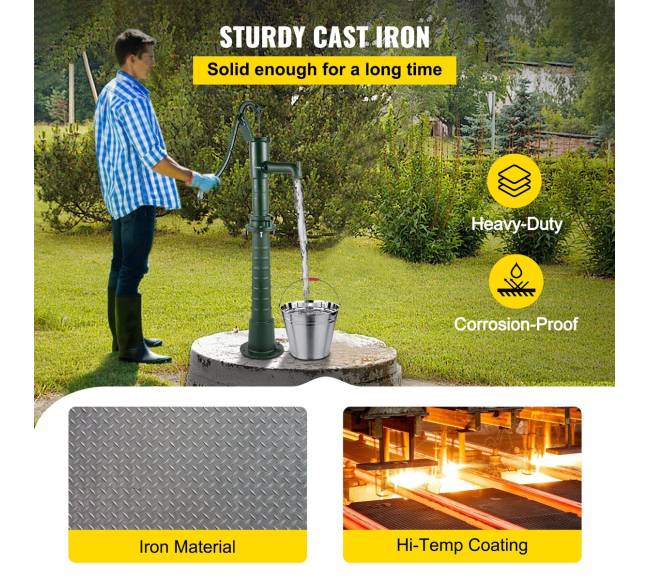 Rankinė vandens pompa su stovu sode4