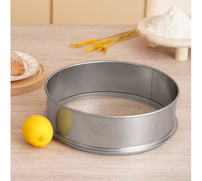 Nerūdijančio plieno miltų sietelis kepimui7