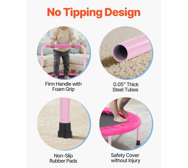 Vaikiškas sulankstomas batutas viduje ir lauke2