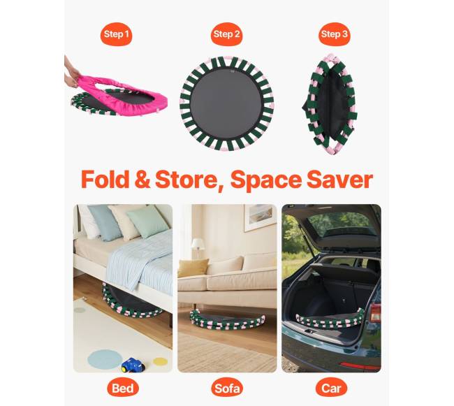 Vaikiškas sulankstomas batutas viduje ir lauke4