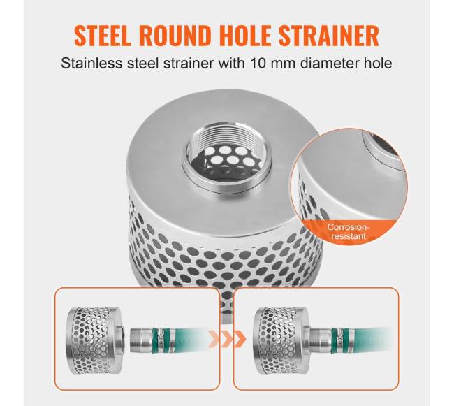 Vandens siurblio žarnų rinkinys 2 in x 6.1 m ir 19.81 m4