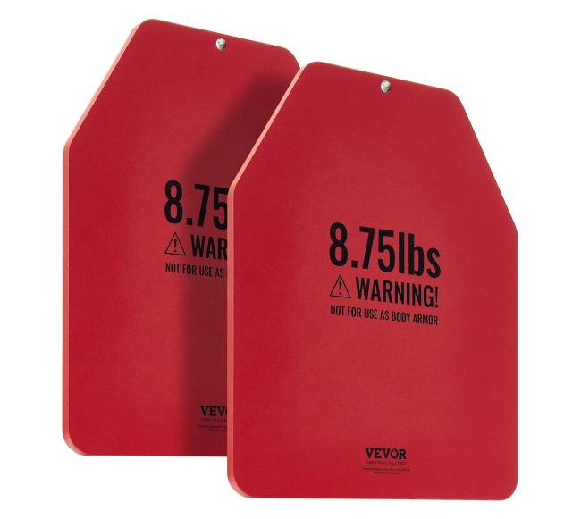 Svorinės liemenės plokštės treniruotėms10