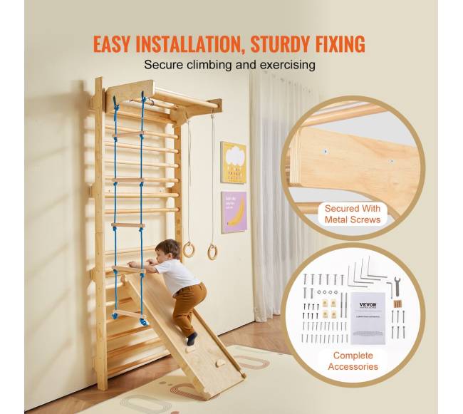 Švediškos kopėčios ir laipiojimo rinkinys5