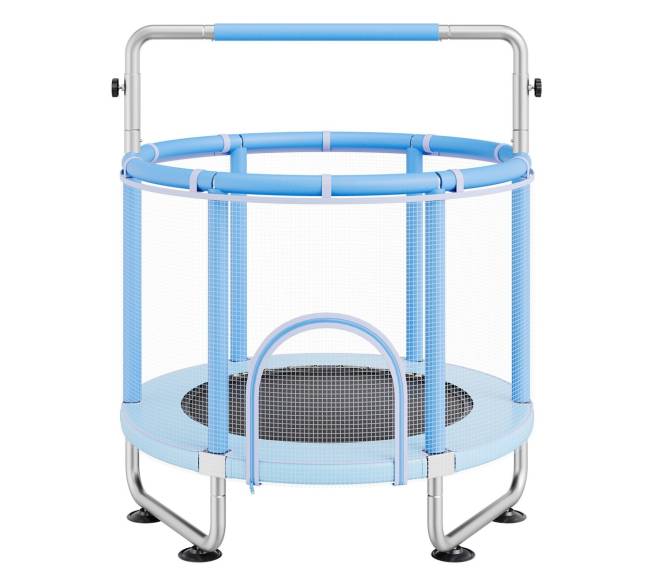 138 cm batutas vaikams su tinklu viduje ir lauke0