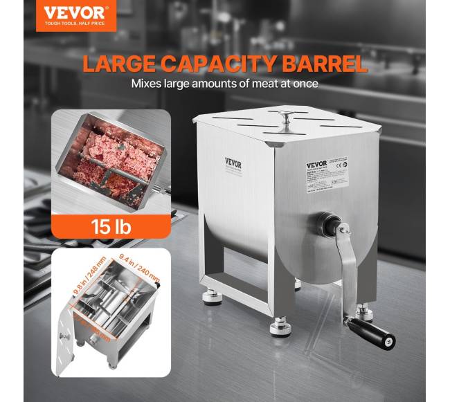 Rankiniu būdu maišomas 15L mėsos maišytuvas1