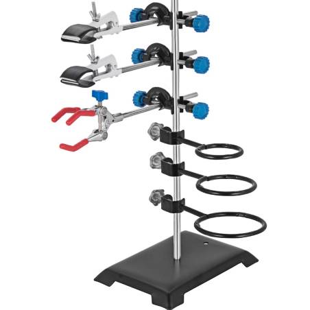 60 cm laboratorinis stovas su spaustukais0