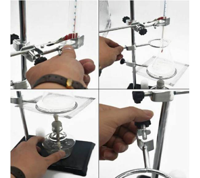 60 cm laboratorinis stovas su spaustukais5