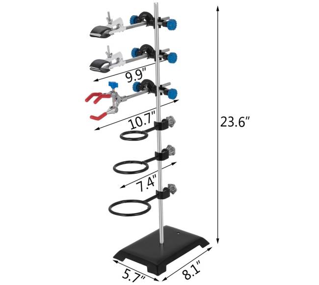 60 cm laboratorinis stovas su spaustukais7