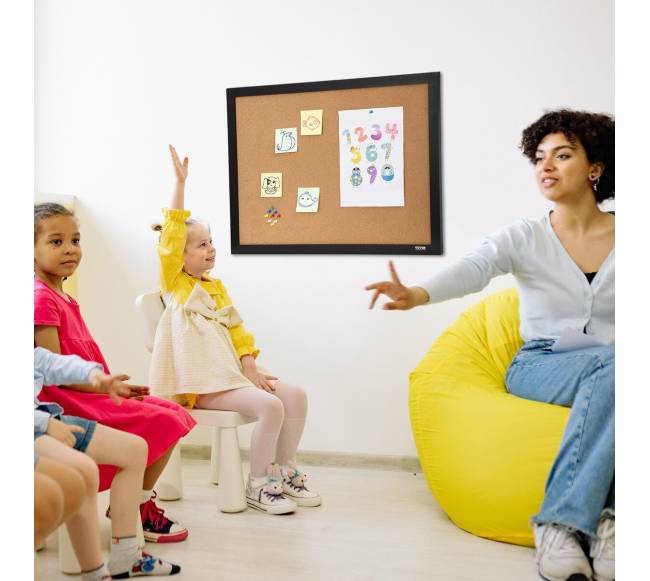 Kamštinė lenta 60x90 cm su segtukų rėmu7