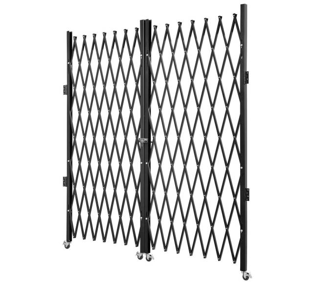 Dviejų dalių sulankstomi saugos vartai su raktais8